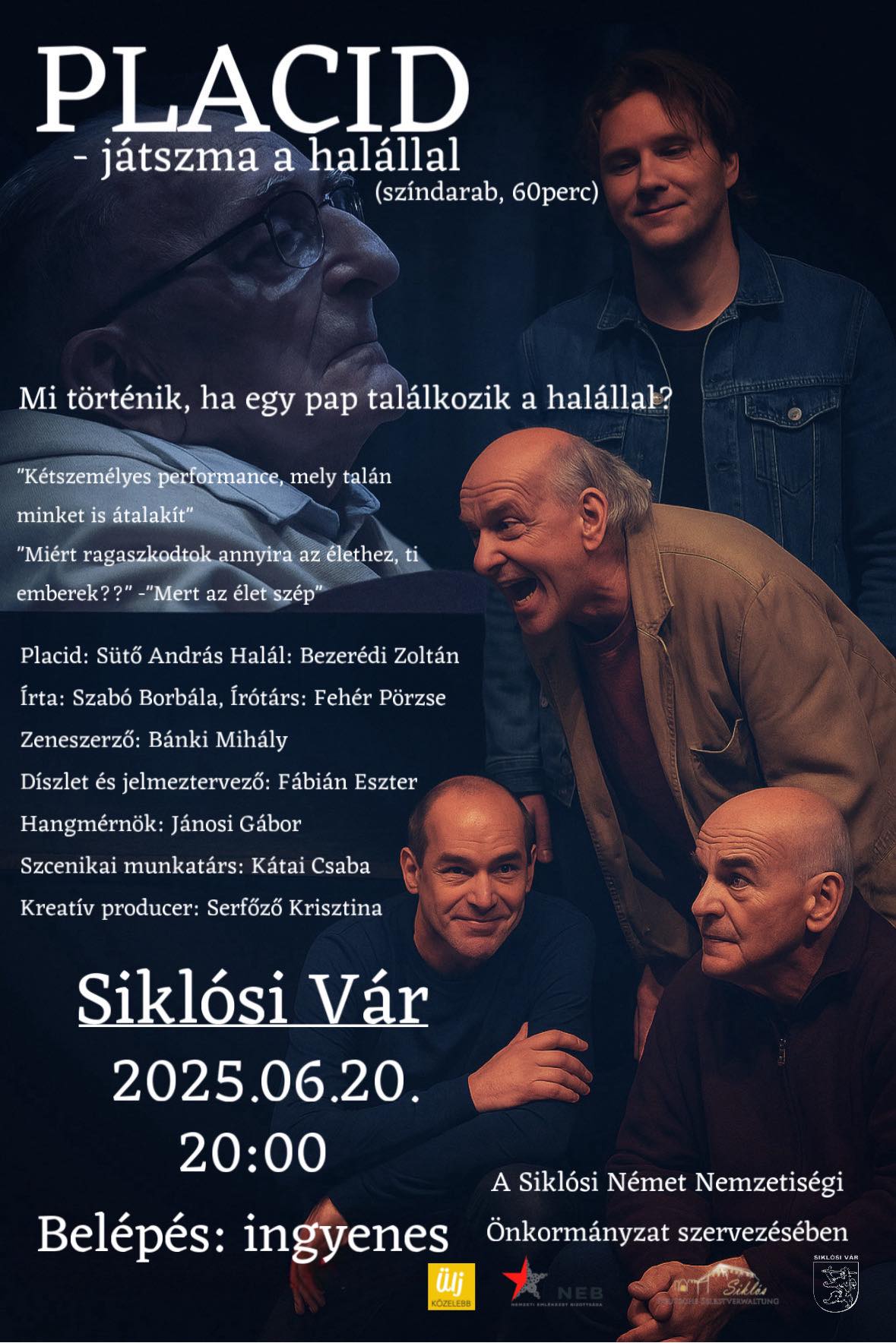 Placid - Játszma a halállal - 2025.06.20., színházi előadás Siklóson