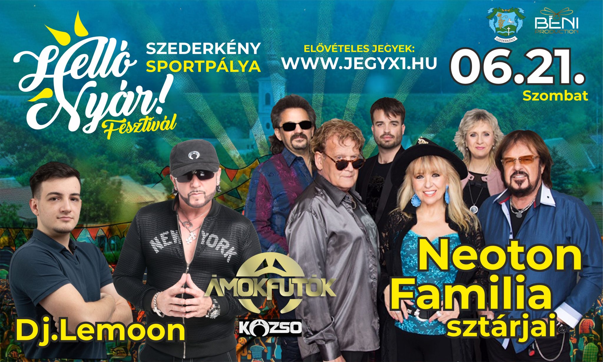 Retró Fesztivál Szederkényben - 2025.06.21. - Ámokfutók, Neoton família