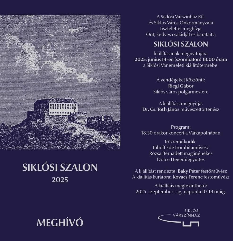 Siklósi Szalon 2025.06.14. - 09.01. között