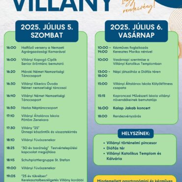 Városnapok Villány 2025.07.05-06
