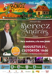 Berecz András előadása, Bőköz Fesztivál, 2025, Kémes, Ormánság, Művelődési Ház