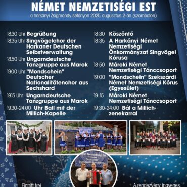 Német Nemzetiségi Est, bál Harkányban - 2025