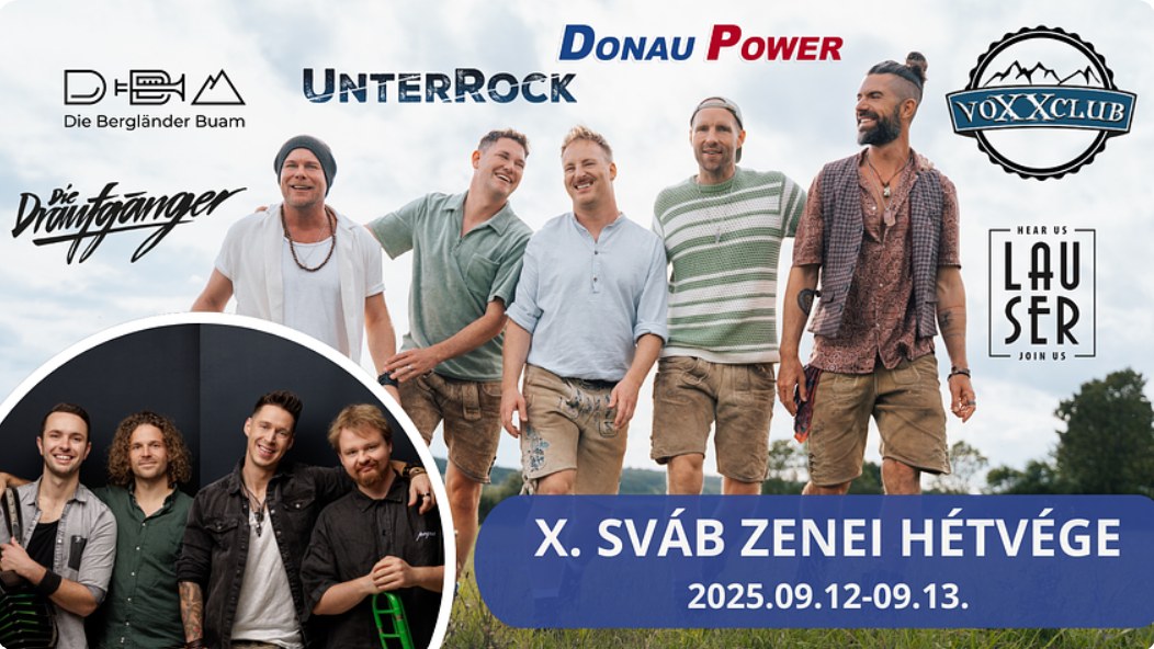 Sváb Zenei Hétvége Villány, 2025.09.12 - 15.
