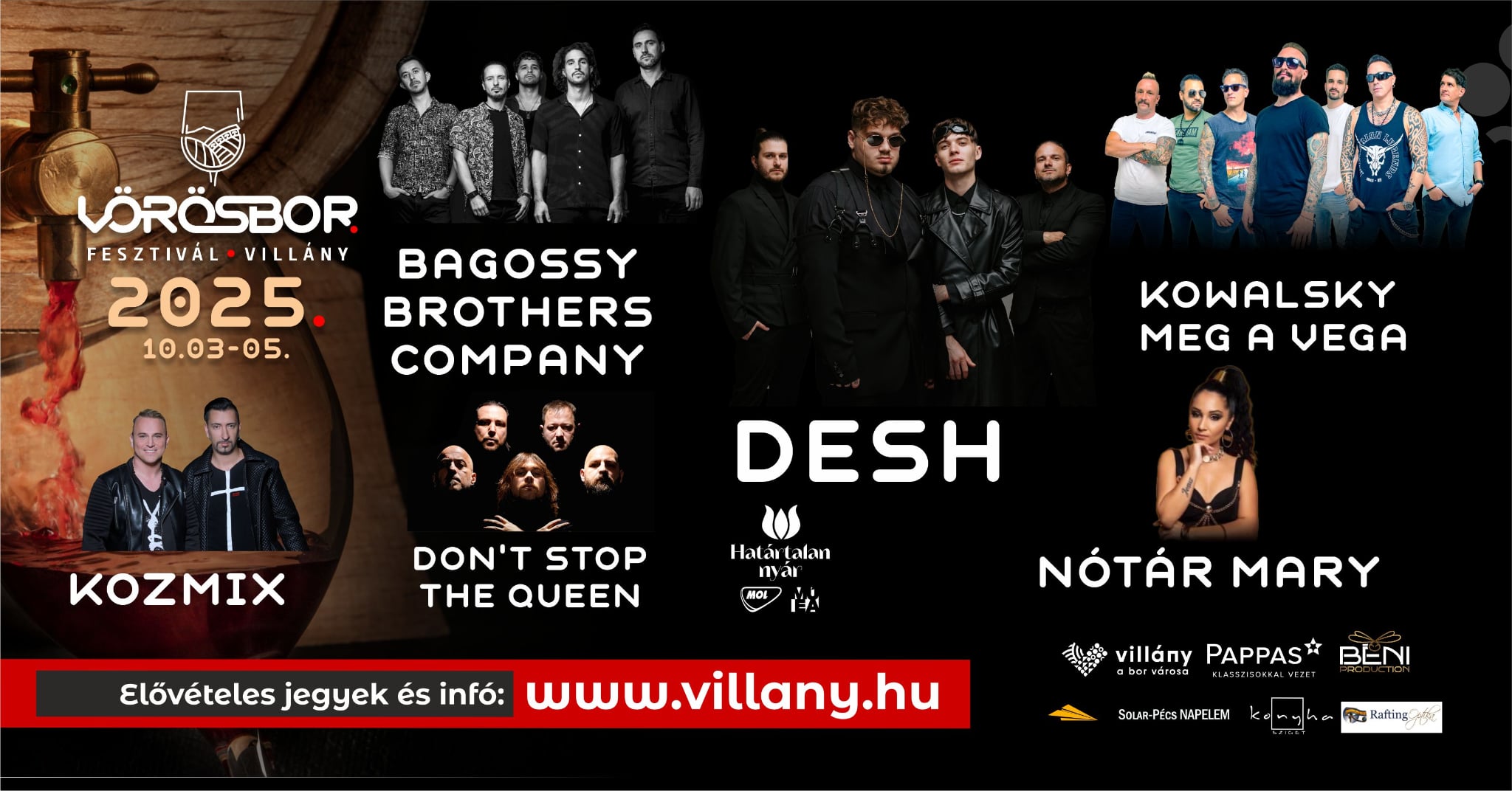 Villányi Vörösbor fesztivál 2025