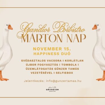 Márton-nap a Grandior Borbistroban a legjobb Günzer Borokkal, 2025.11.15.