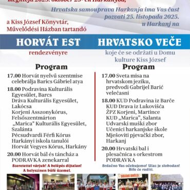 Horvát Nemzetiségi Est Harkányban, 2025.10.25.
