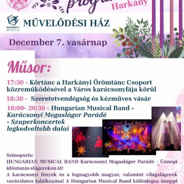 Adventi Programok Harkányban, 2025.12.07.