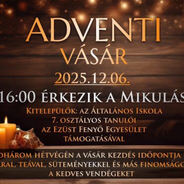 Adventi vásár és Mikulás Beremenden, 2025.12.06.