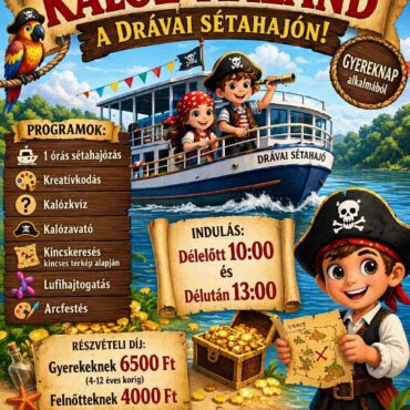 Kalóz Kaland a Drávai Sétahajón