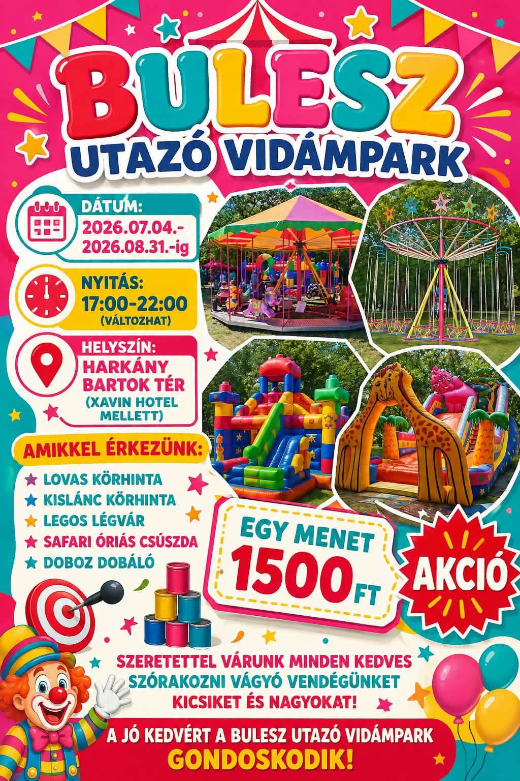 Bulesz -Utazó Vidámpark