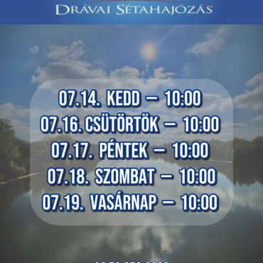 Drávai sétahajózás