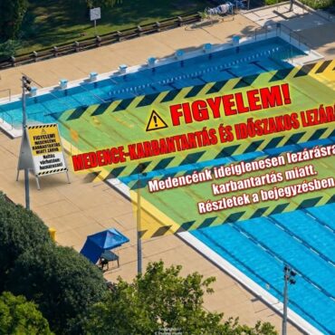 Karbantartás a Harkányi fürdőben