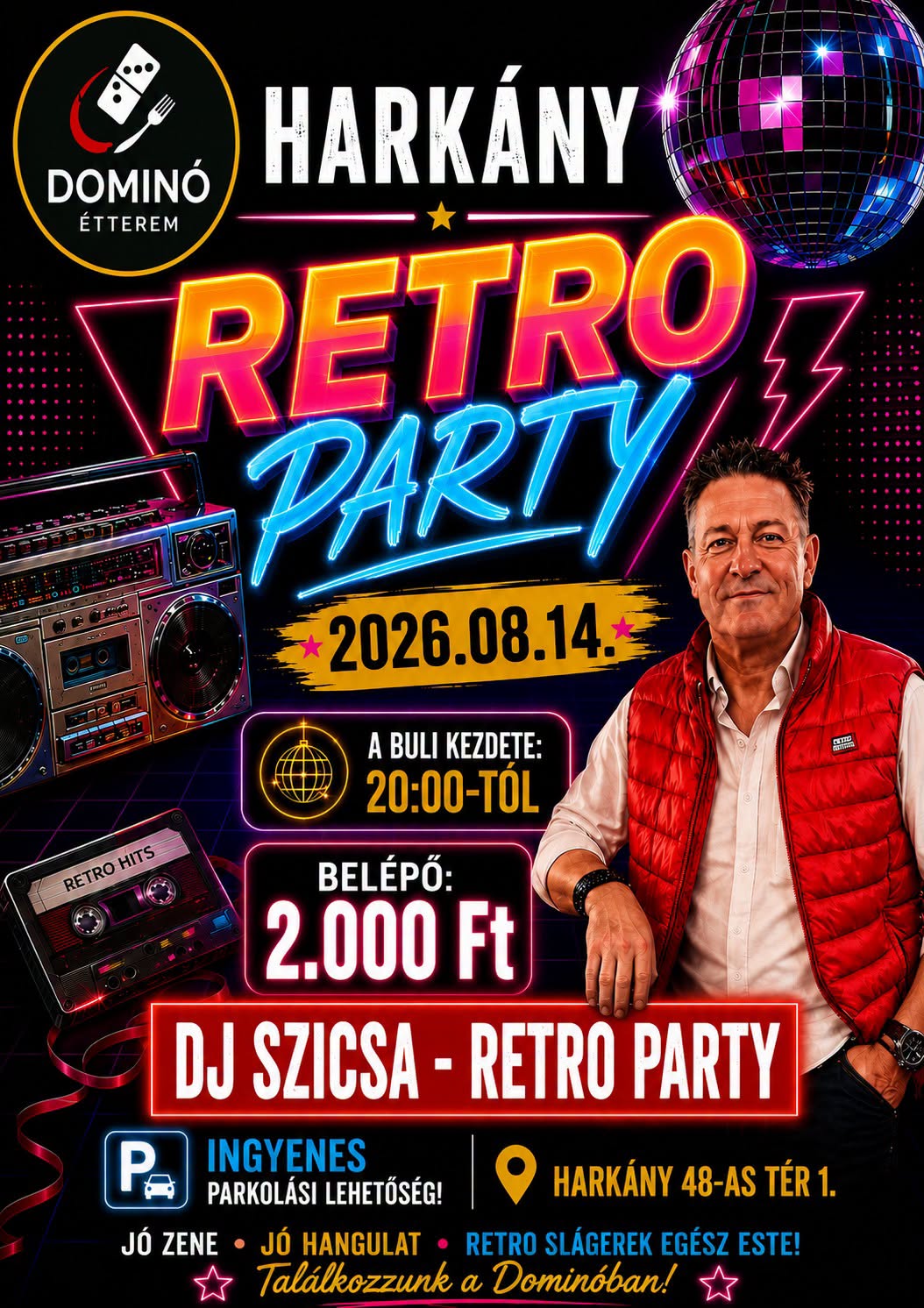 Harkány - Retro Party