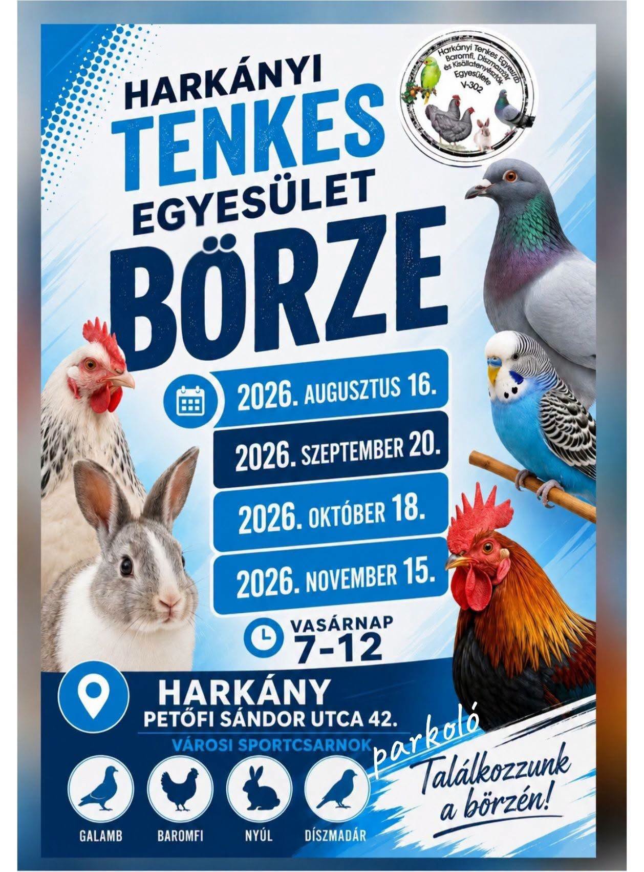 Harkányi kisállat börze