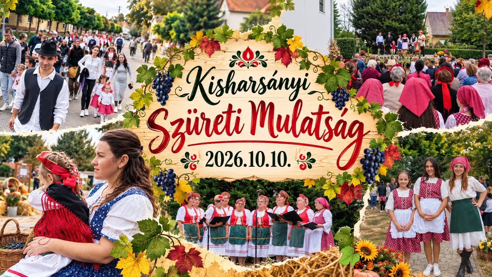 Kisharsány - Szüreti mulatság